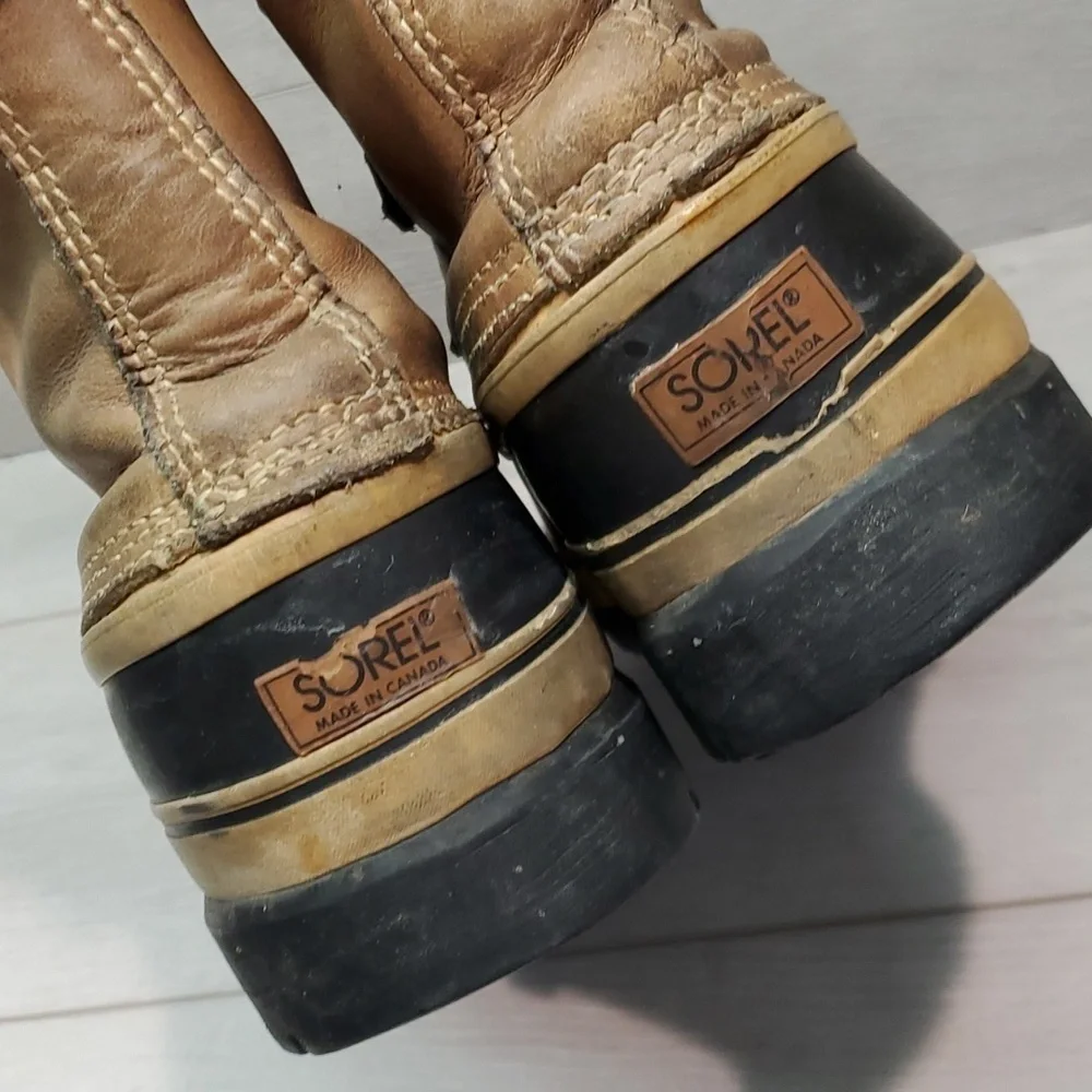 Sorel Men Vintage Kaufman Canada Insulated Saltwater Duck Boots shoes sz 14